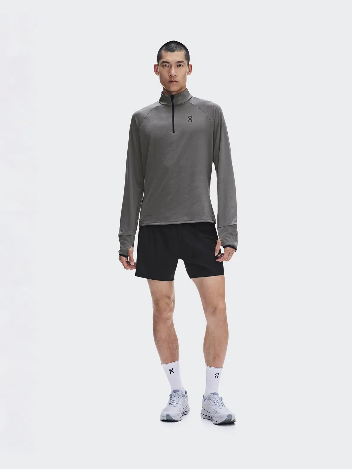 Мужская футболка с длинным рукавом утепленная Climate Shirt On, Ember — 2