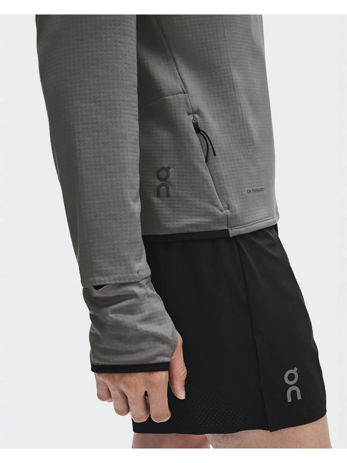 Мужская футболка с длинным рукавом утепленная Climate Shirt On, Ember — 8