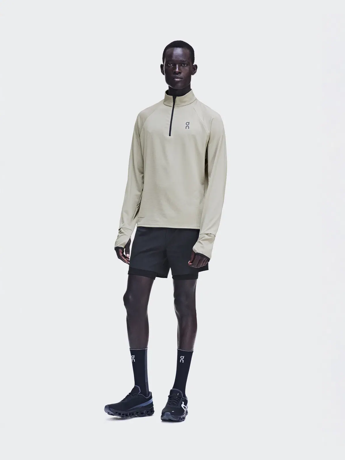 Мужская футболка с длинным рукавом утепленная Climate Shirt On, Brume — 2