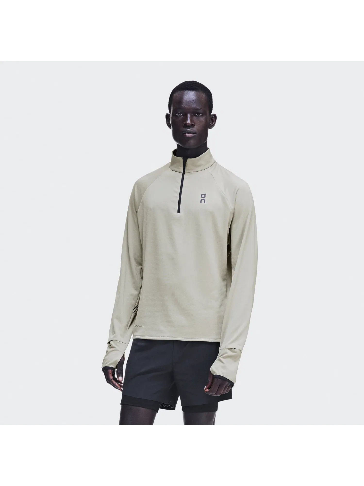 Мужская футболка с длинным рукавом утепленная Climate Shirt On, Brume — 8