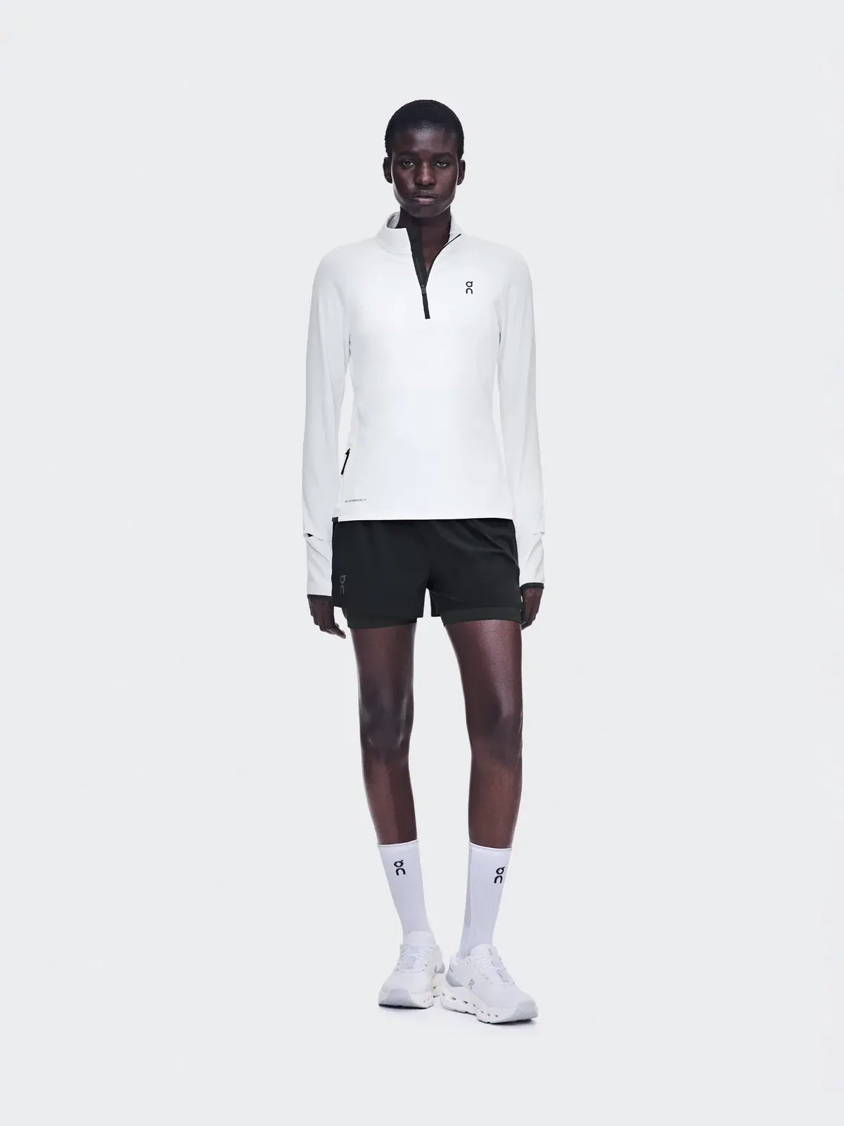 Женский лонгслив утепленный с потайным карманом Climate Shirt On — 2