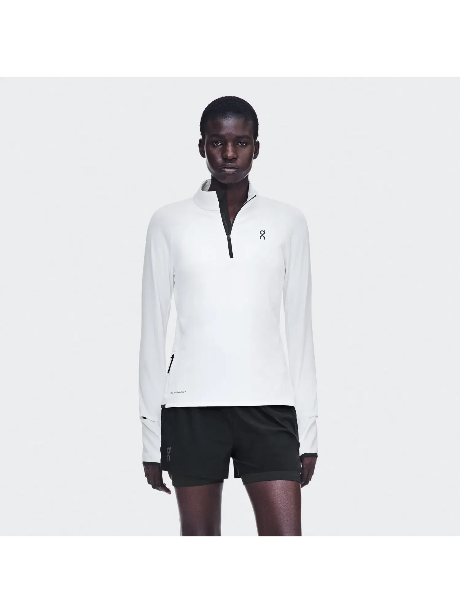 Женский лонгслив утепленный с потайным карманом Climate Shirt On — 8
