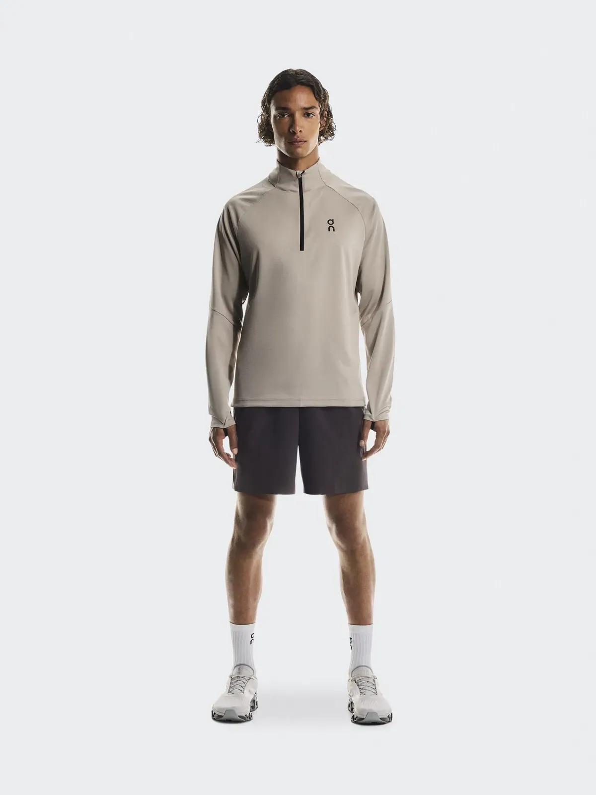 Мужская футболка с длинным рукавом с застежкой-молнией Climate Shirt On — 2