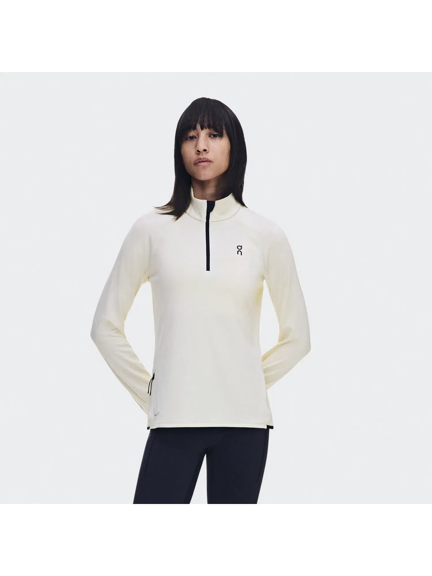 Женский лонгслив утепленный с потайным карманом Climate Shirt On, Hare — 8