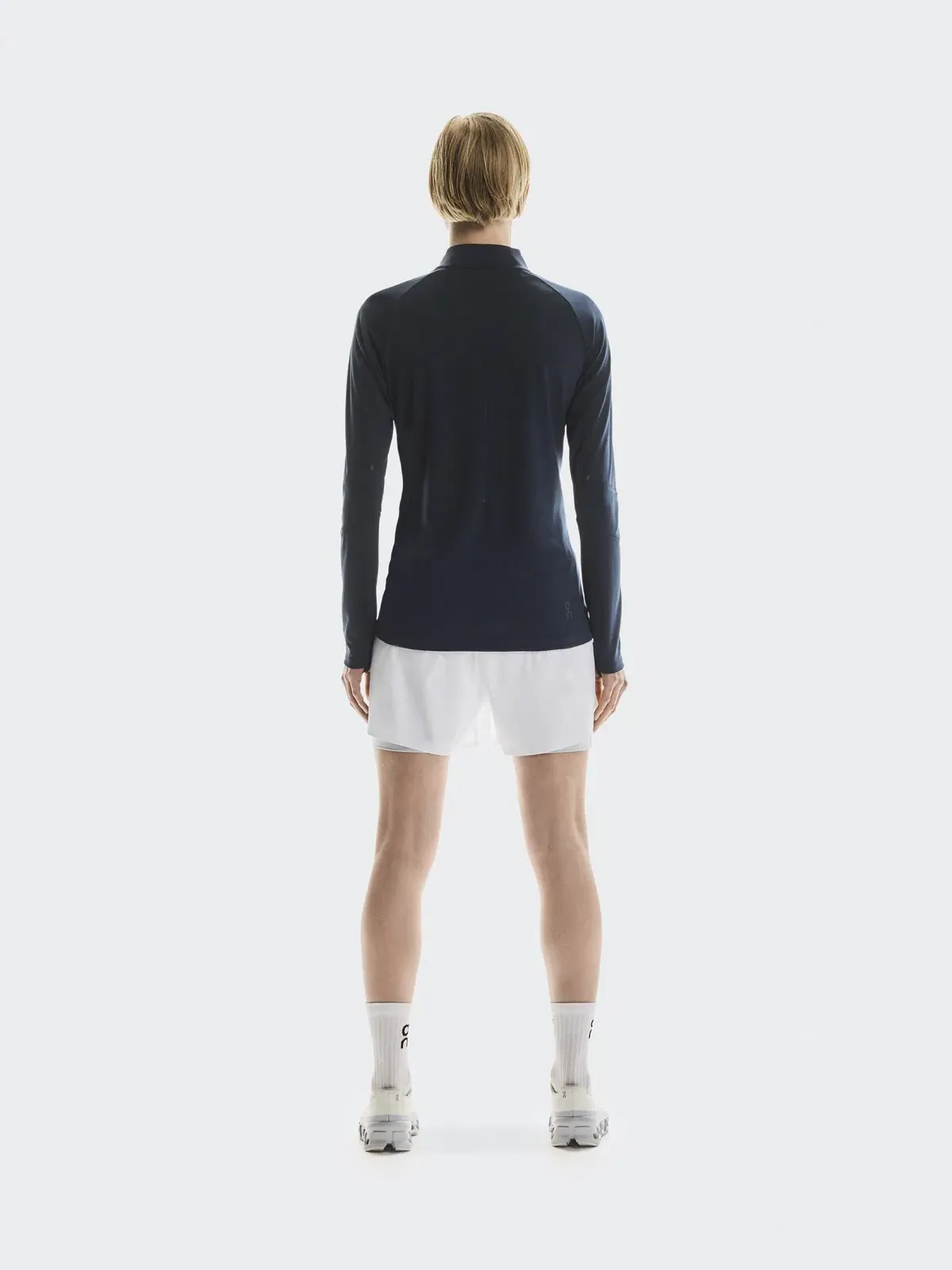 Женская футболка с длинным рукавом с четверть-молнией Climate Shirt On — 3