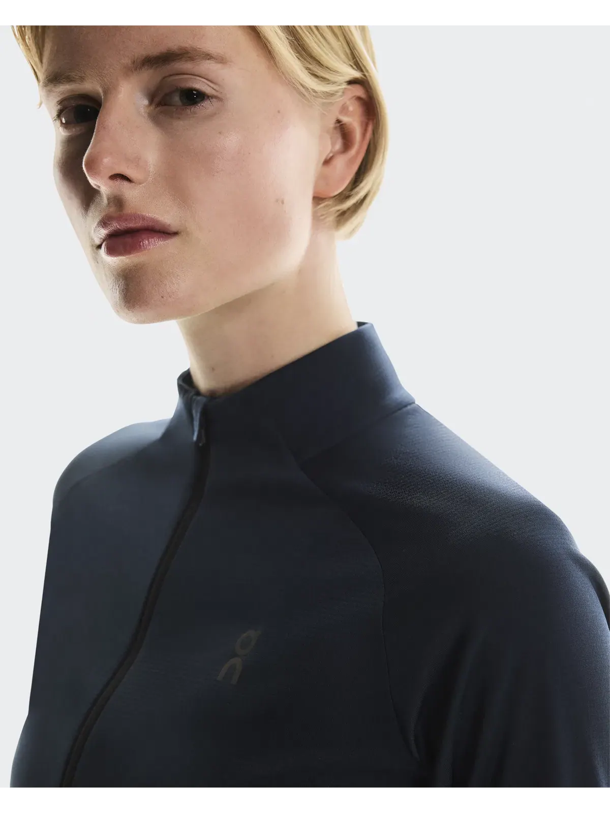 Женская футболка с длинным рукавом с четверть-молнией Climate Shirt On — 5