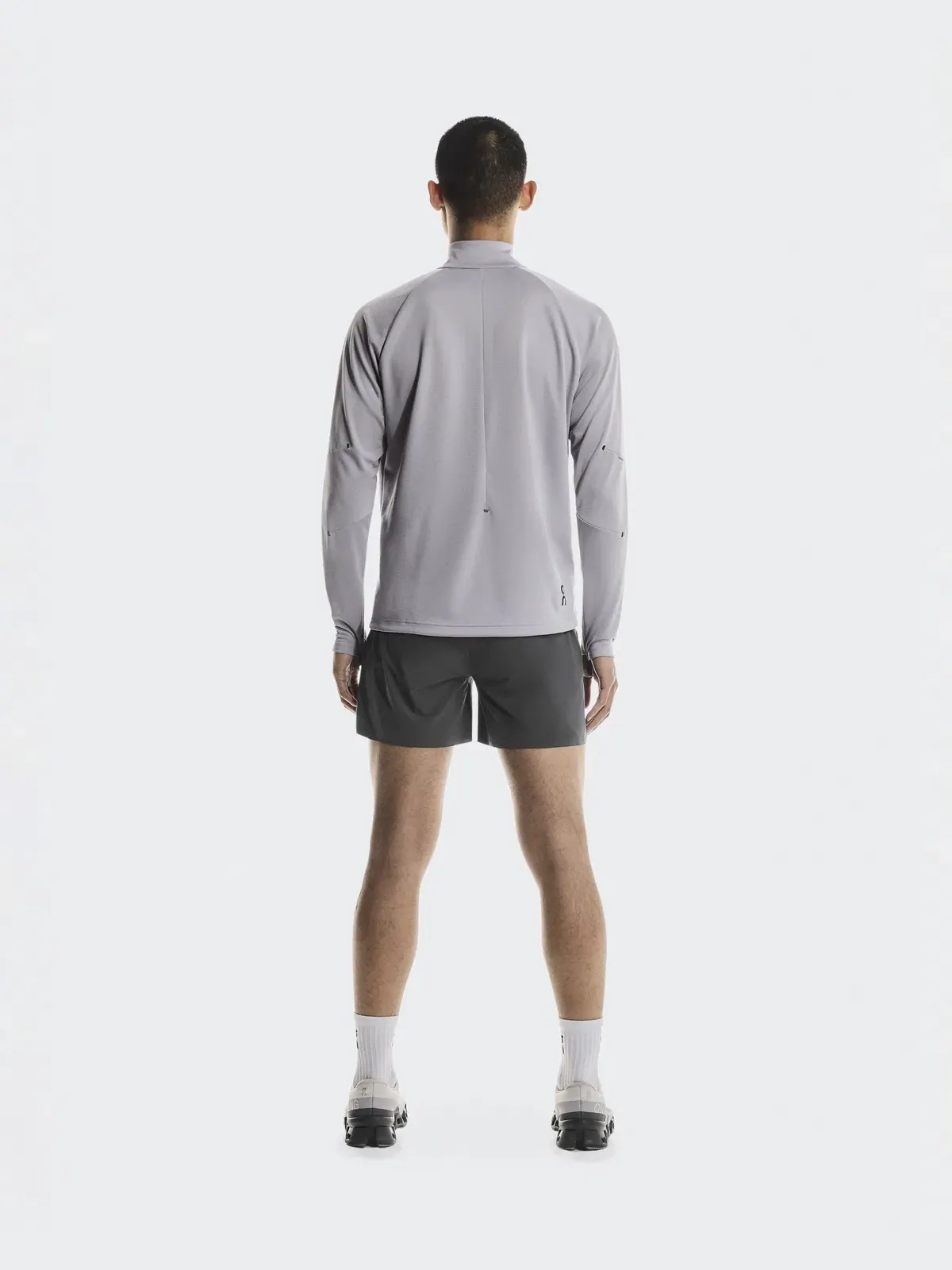 Мужская футболка с длинным рукавом с четверть-молнией Climate Shirt On — 3