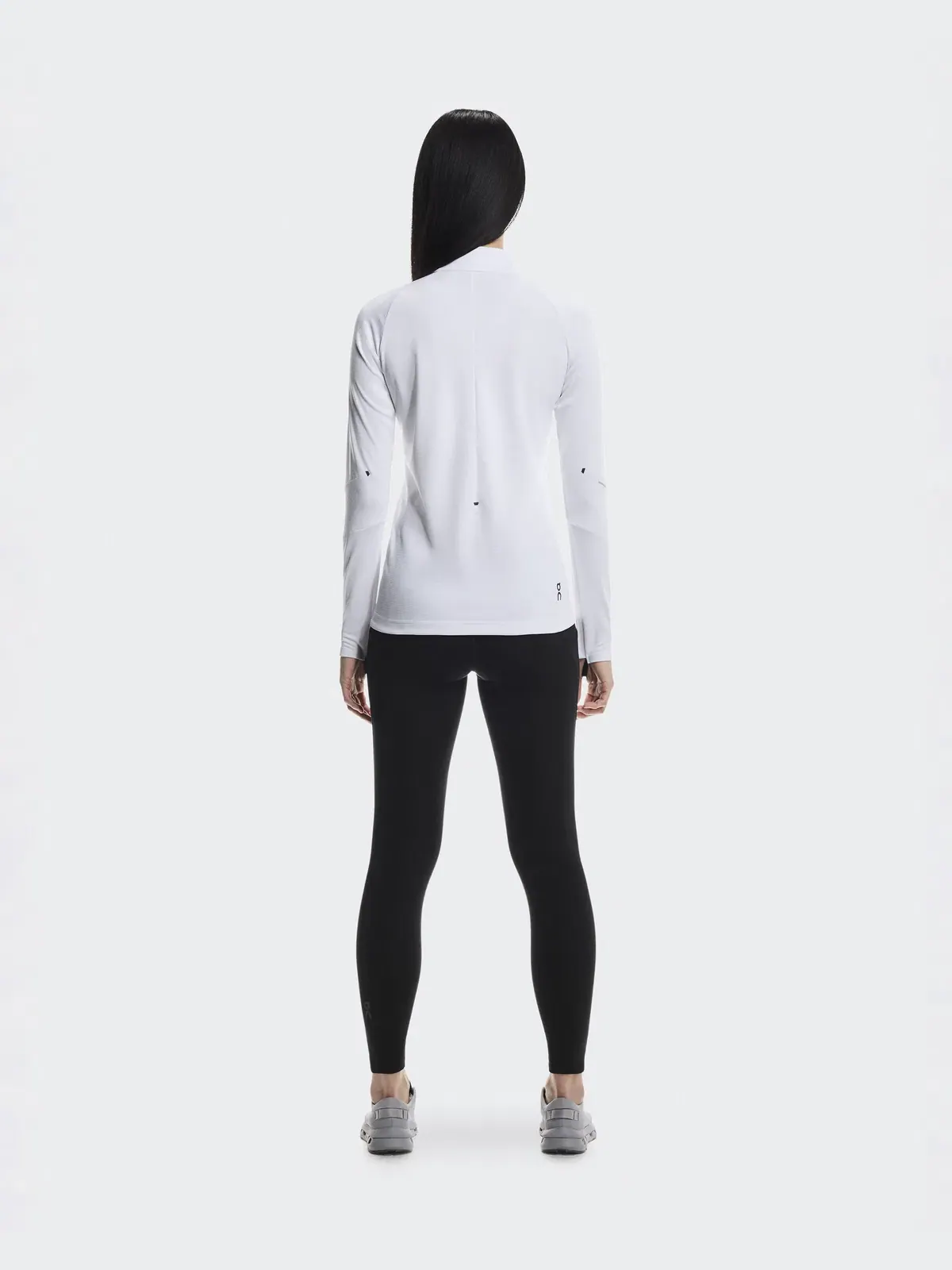Женская футболка с длинным рукавом и четверть-молнией Climate Shirt On — 3