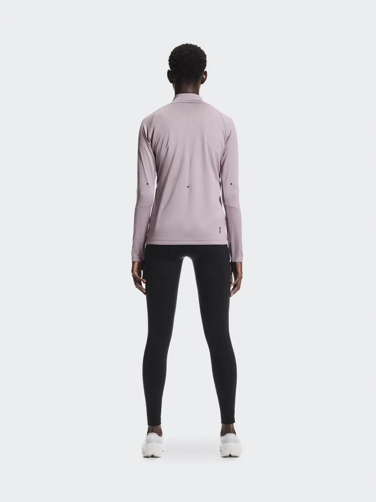 Женская футболка с длинным рукавом и четверть-молнией Climate Shirt On, Heron — 3
