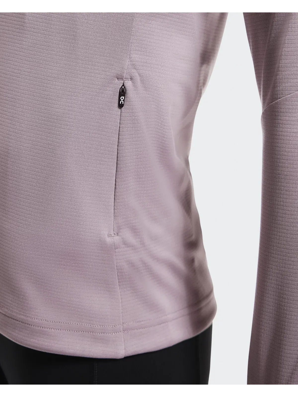 Женская футболка с длинным рукавом и четверть-молнией Climate Shirt On, Heron — 7