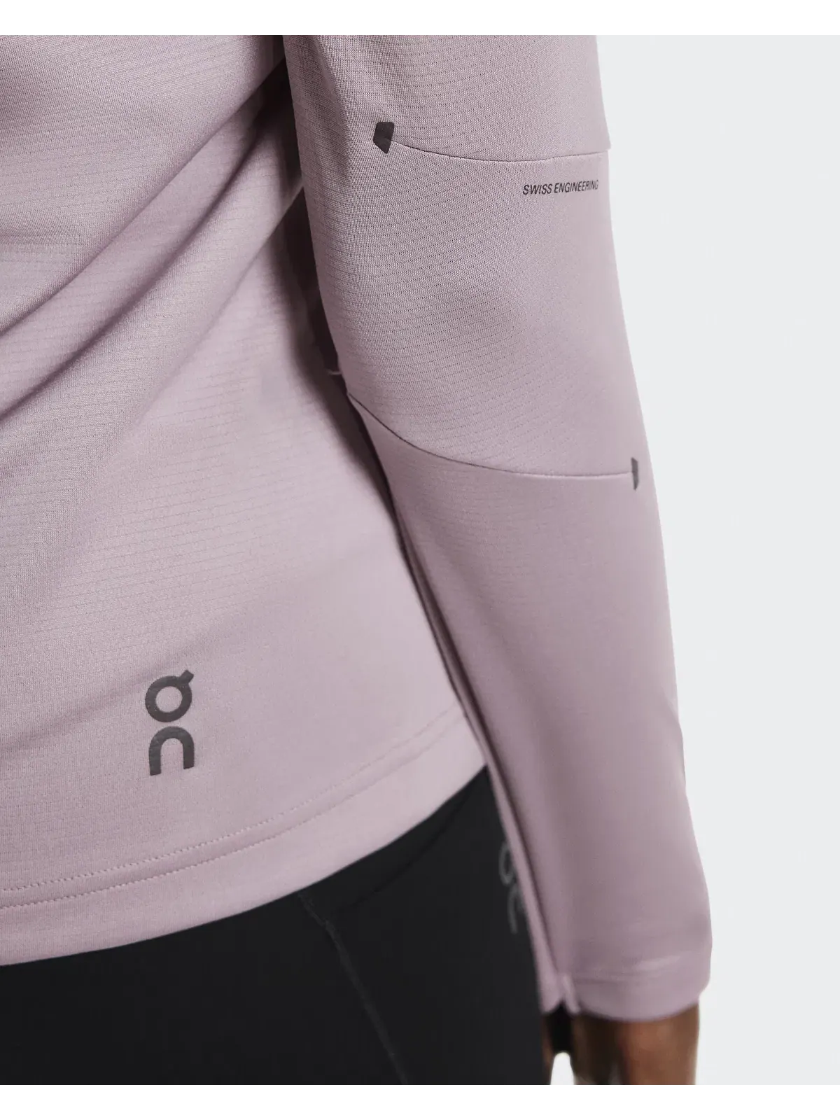 Женская футболка с длинным рукавом и четверть-молнией Climate Shirt On, Heron — 8