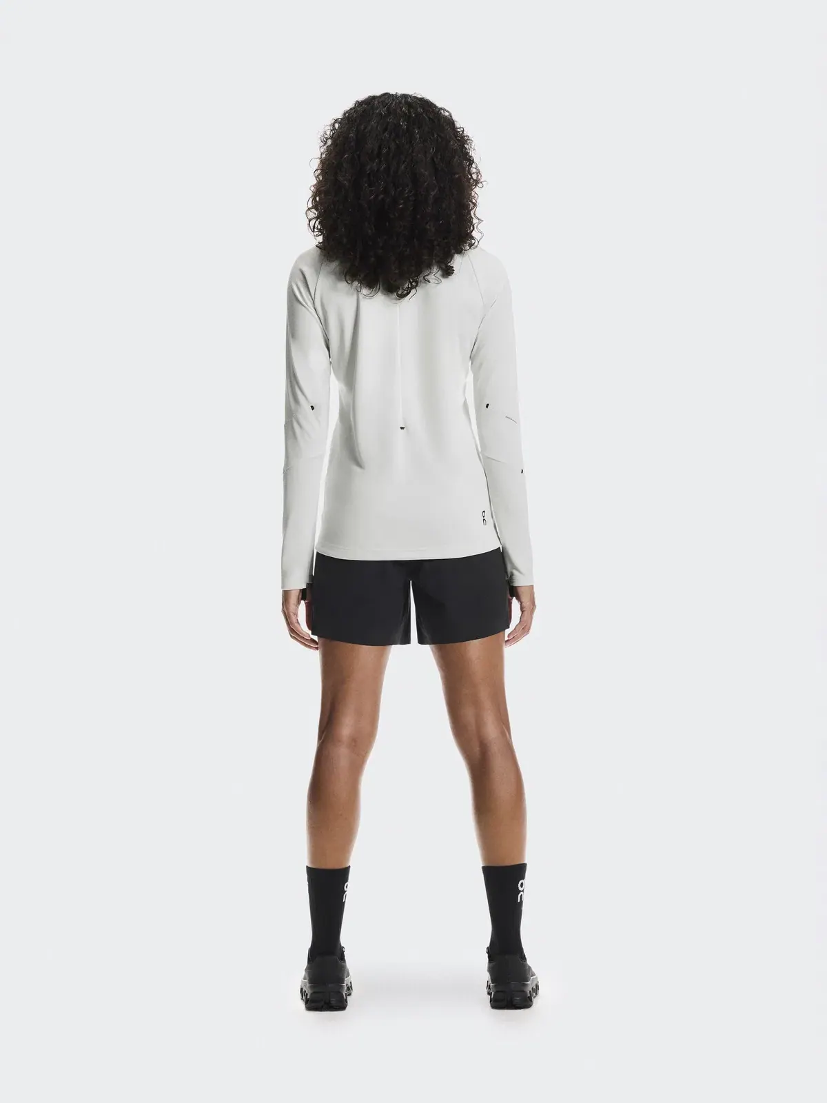 Женская футболка с длинным рукавом с четверть-молнией Climate Shirt On, Iceberg — 3