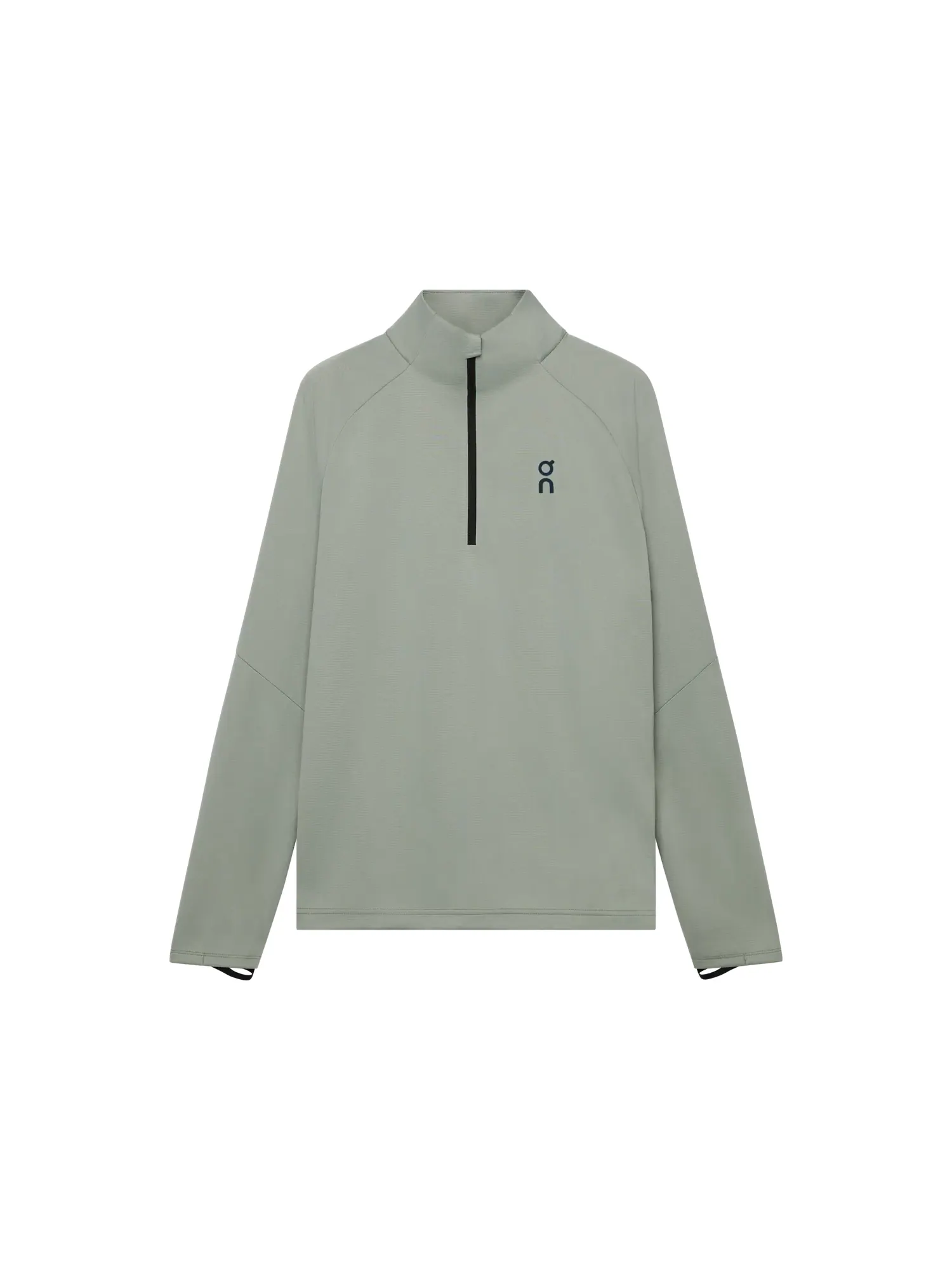 Мужская футболка с длинным рукавом с четверть-молнией Climate Shirt On, Tin — 1