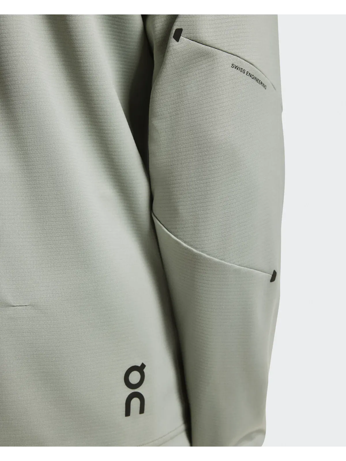 Мужская футболка с длинным рукавом с четверть-молнией Climate Shirt On, Tin — 7