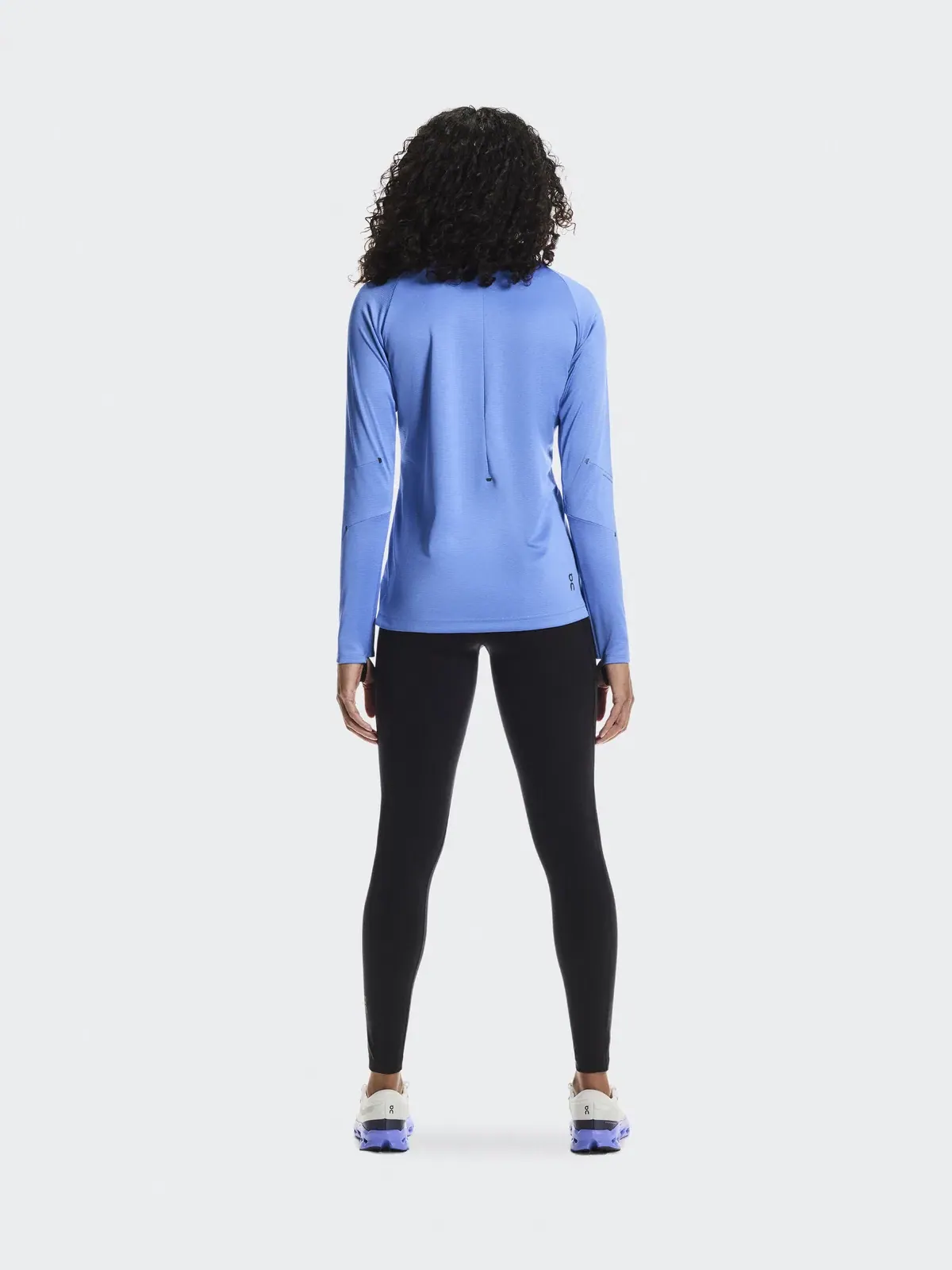 Женская футболка с длинным рукавом с четверть-молнией Climate Shirt On, Sailor — 3