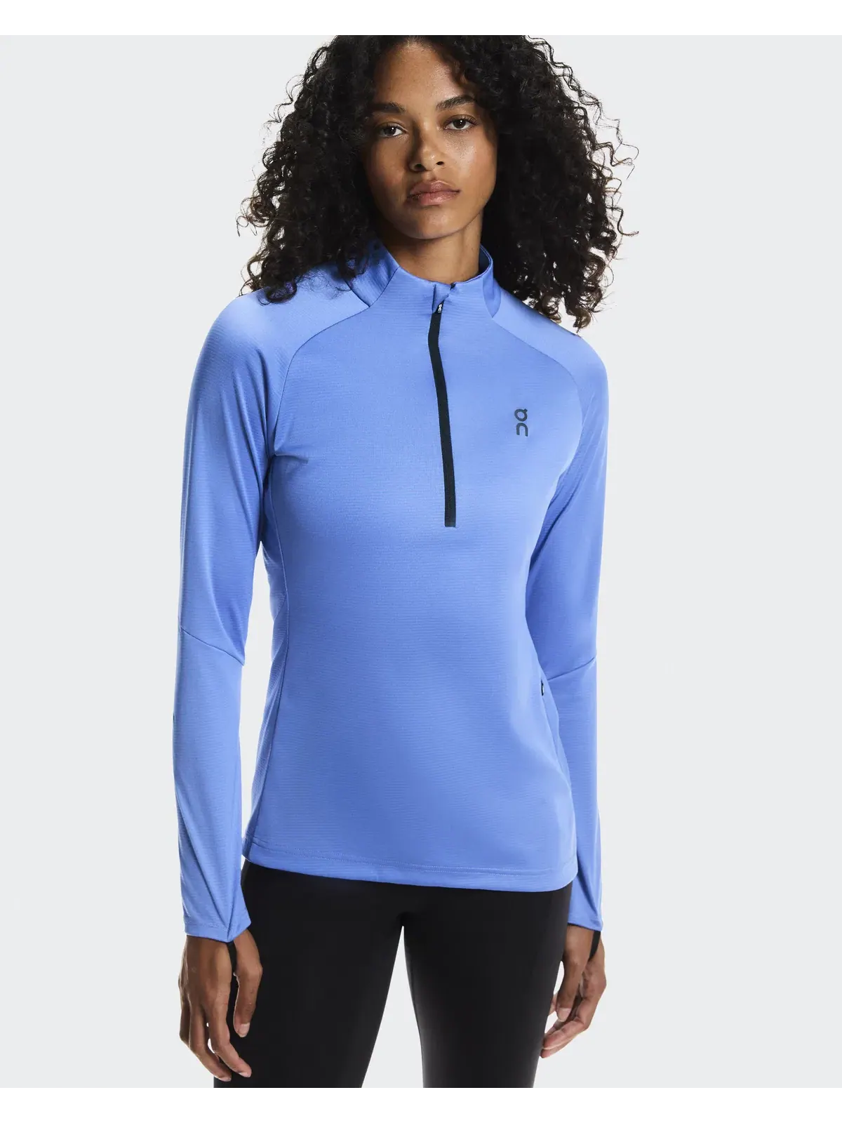 Женская футболка с длинным рукавом с четверть-молнией Climate Shirt On, Sailor — 4