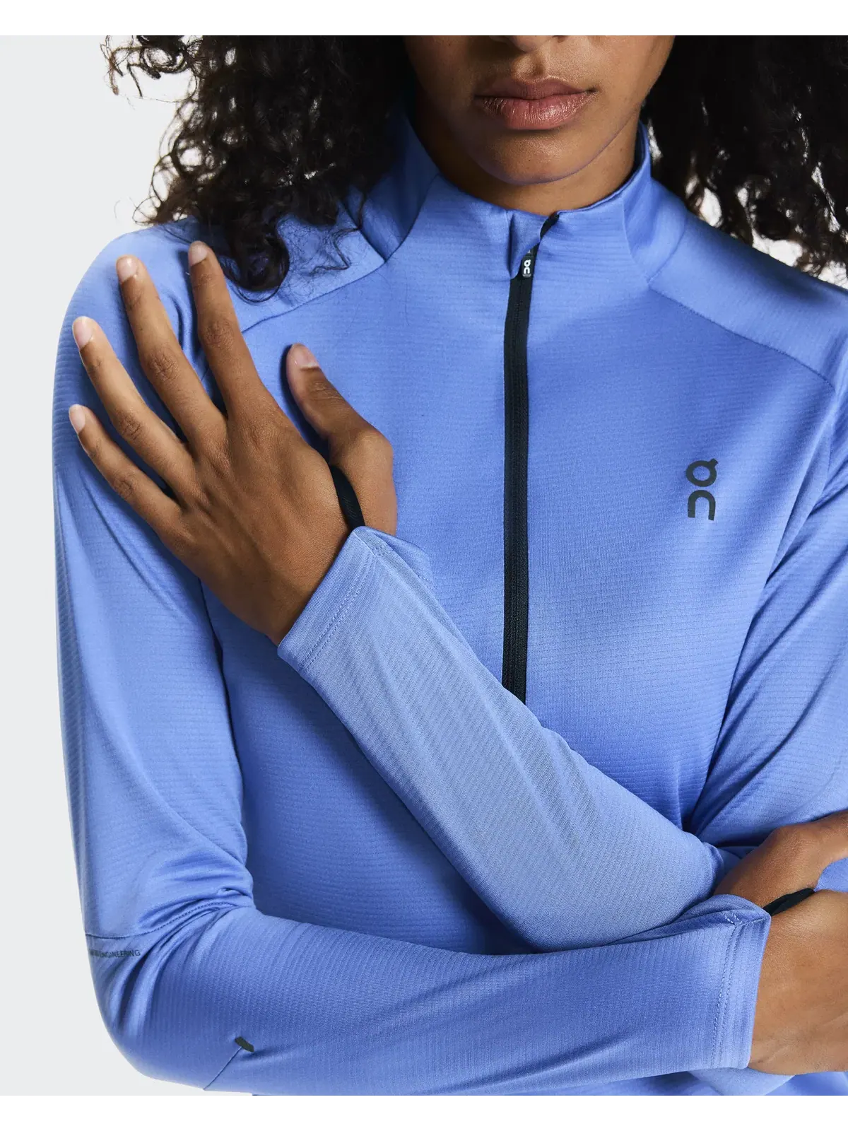 Женская футболка с длинным рукавом с четверть-молнией Climate Shirt On, Sailor — 6