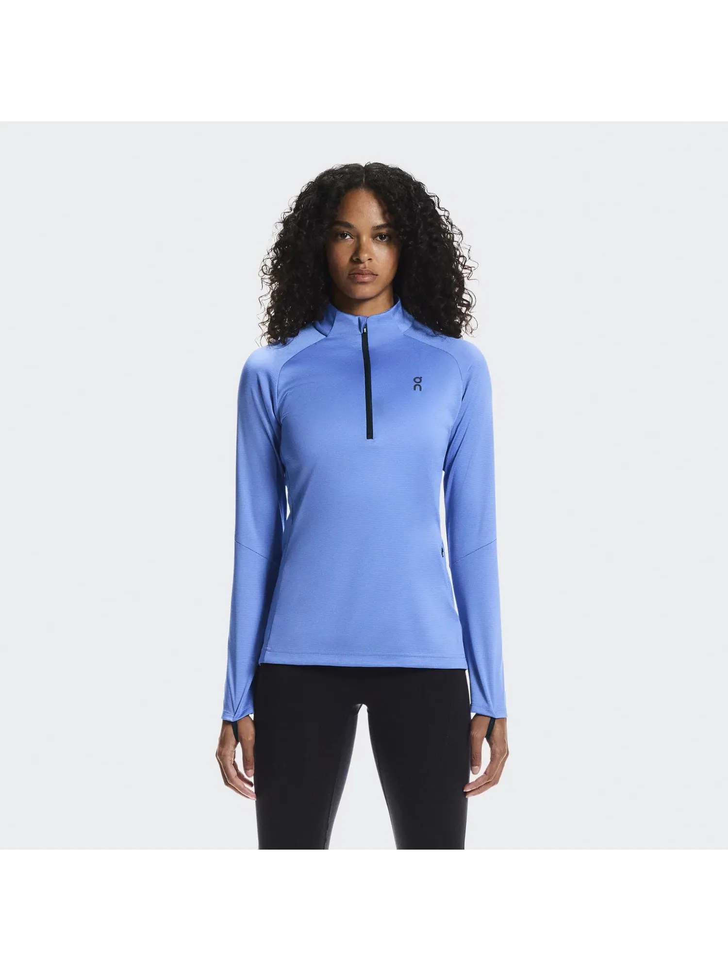 Женская футболка с длинным рукавом с четверть-молнией Climate Shirt On, Sailor — 9