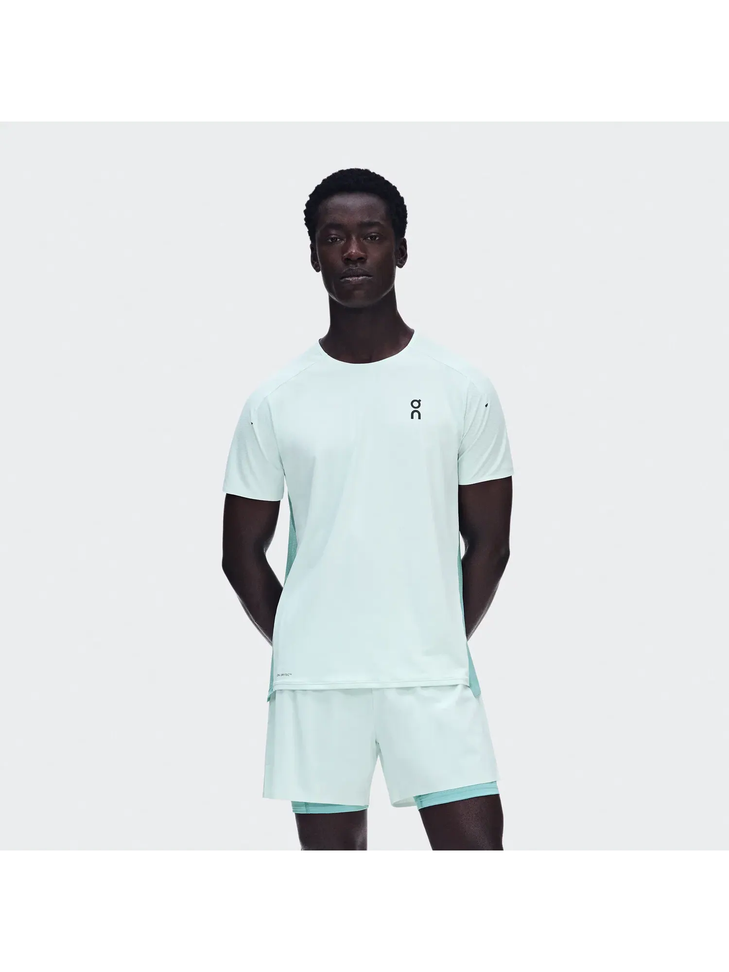 Мужская футболка для бега с технологией DryTec Performance-T On, Flurry Aquamarine — 8