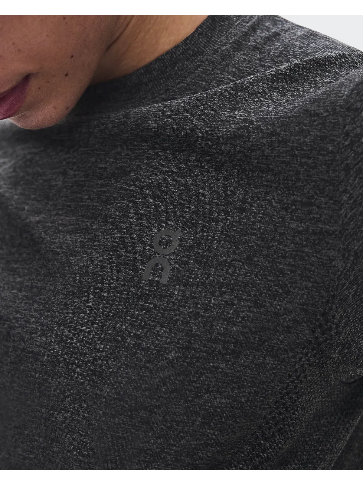 Женская футболка укороченная с принтом Train Flex-T Crop On, Ember Heather — 5