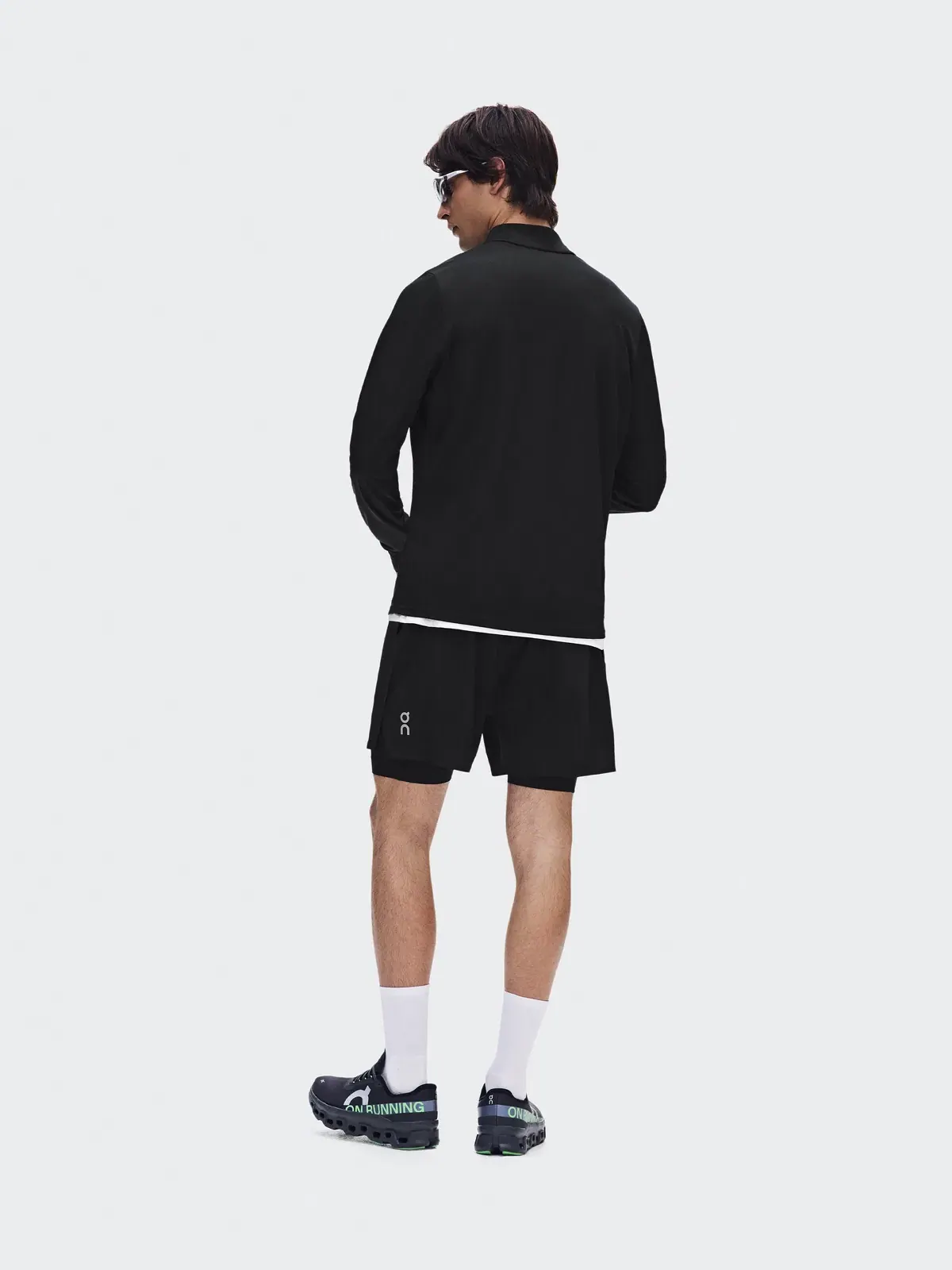 Мужской лонгслив с четвертью молнии Core 1/4 Zip On — 4