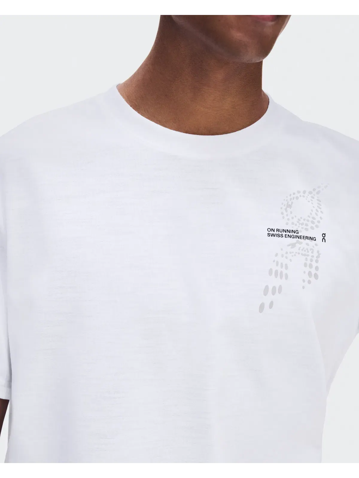 Мужская футболка с принтом Run-T On White — 7