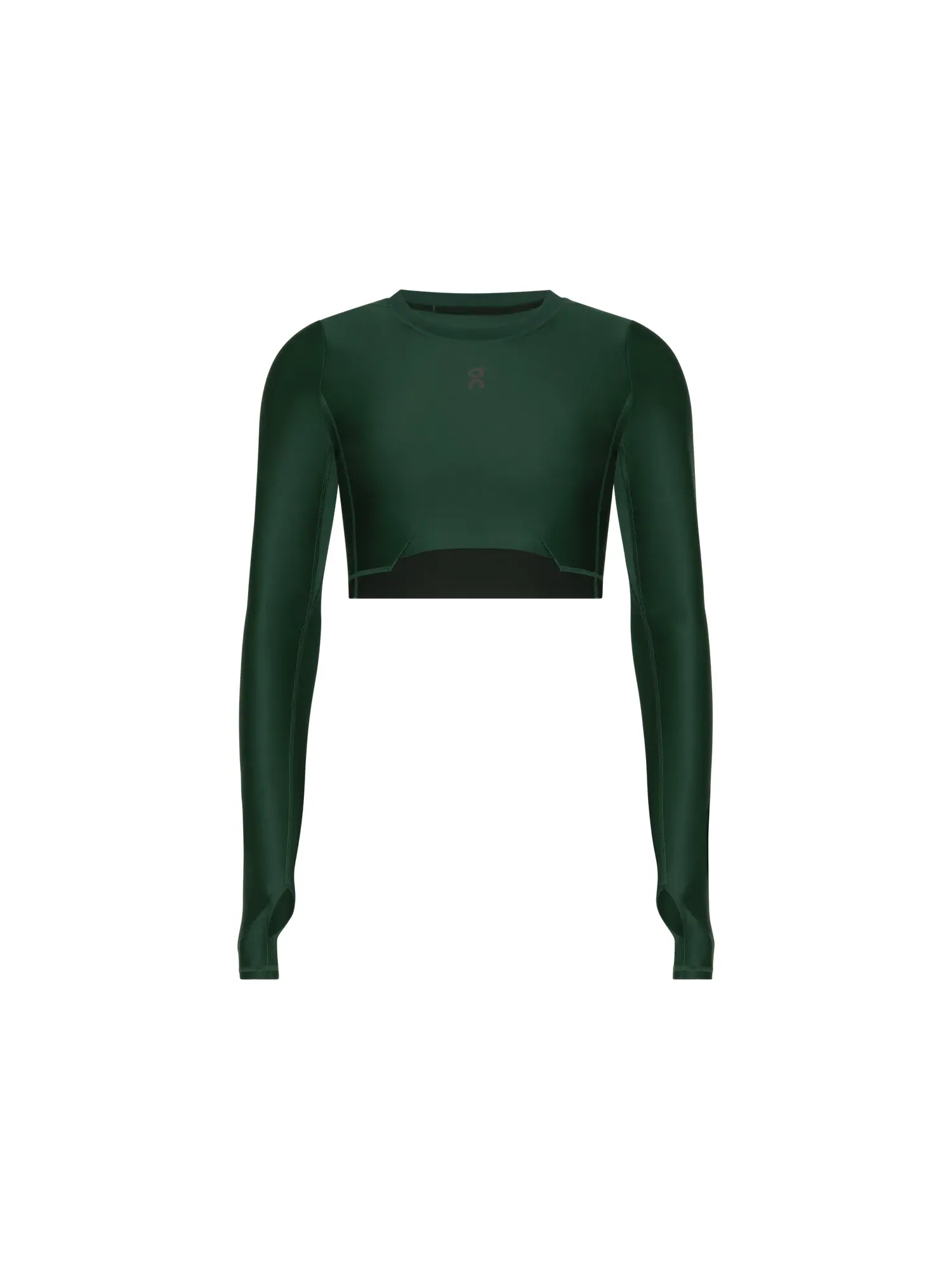 Женский лонгслив с длинным рукавом с сетчатыми вставками Train Long Sleeve Crop On — 1