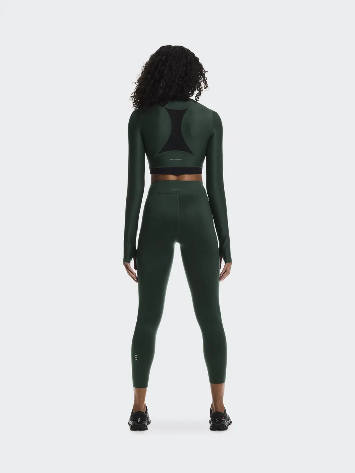 Женский лонгслив с длинным рукавом с сетчатыми вставками Train Long Sleeve Crop On — 3