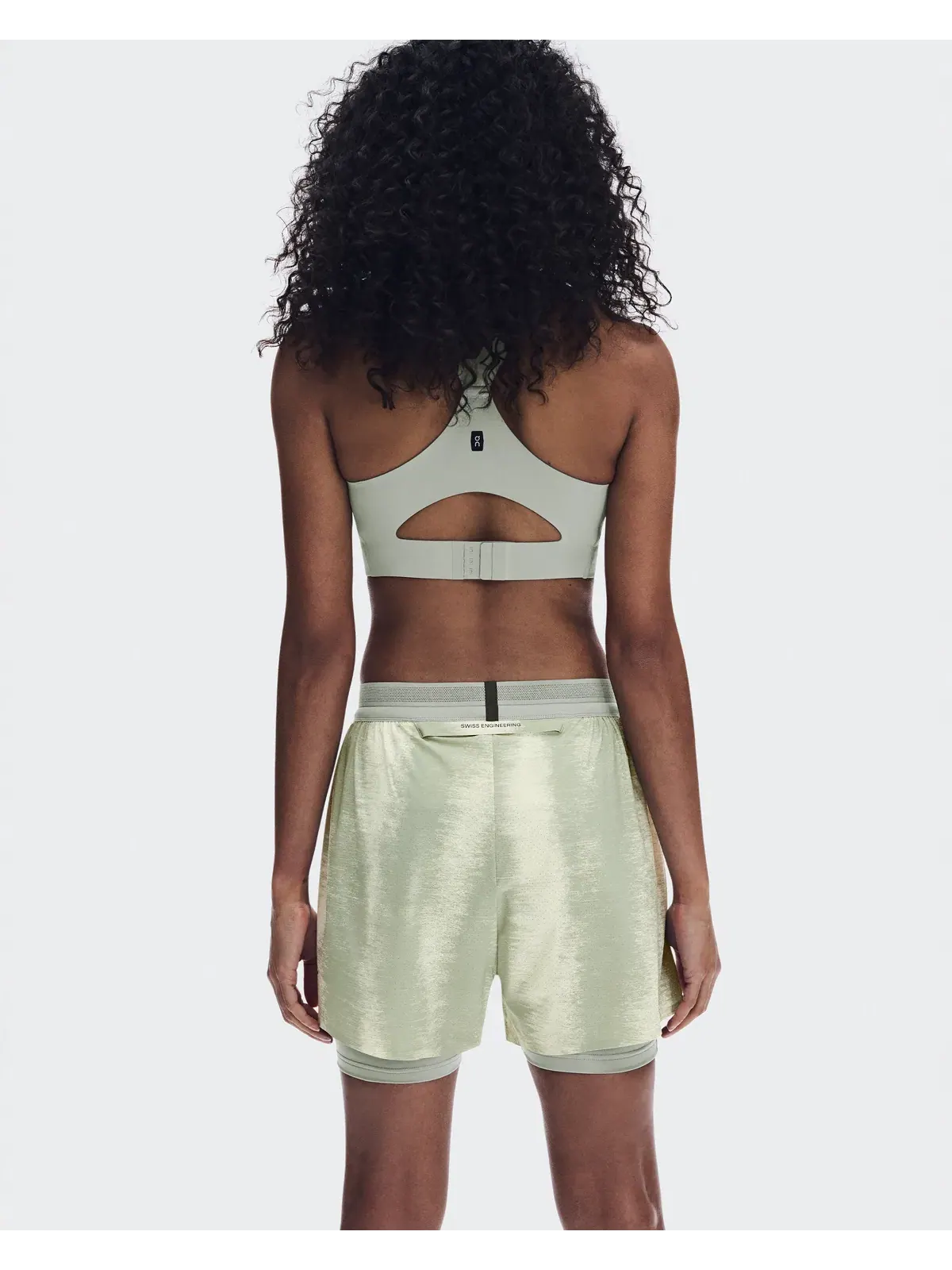 Женские беговые шорты с принтом Performance Shorts Terra On, Seedling/Tin — 6