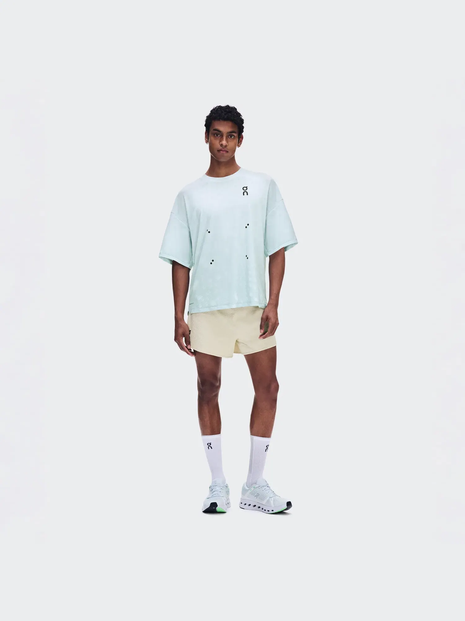 Мужские шорты для бега легкие водоотталкивающие Performance Volt Shorts On, Hare — 9