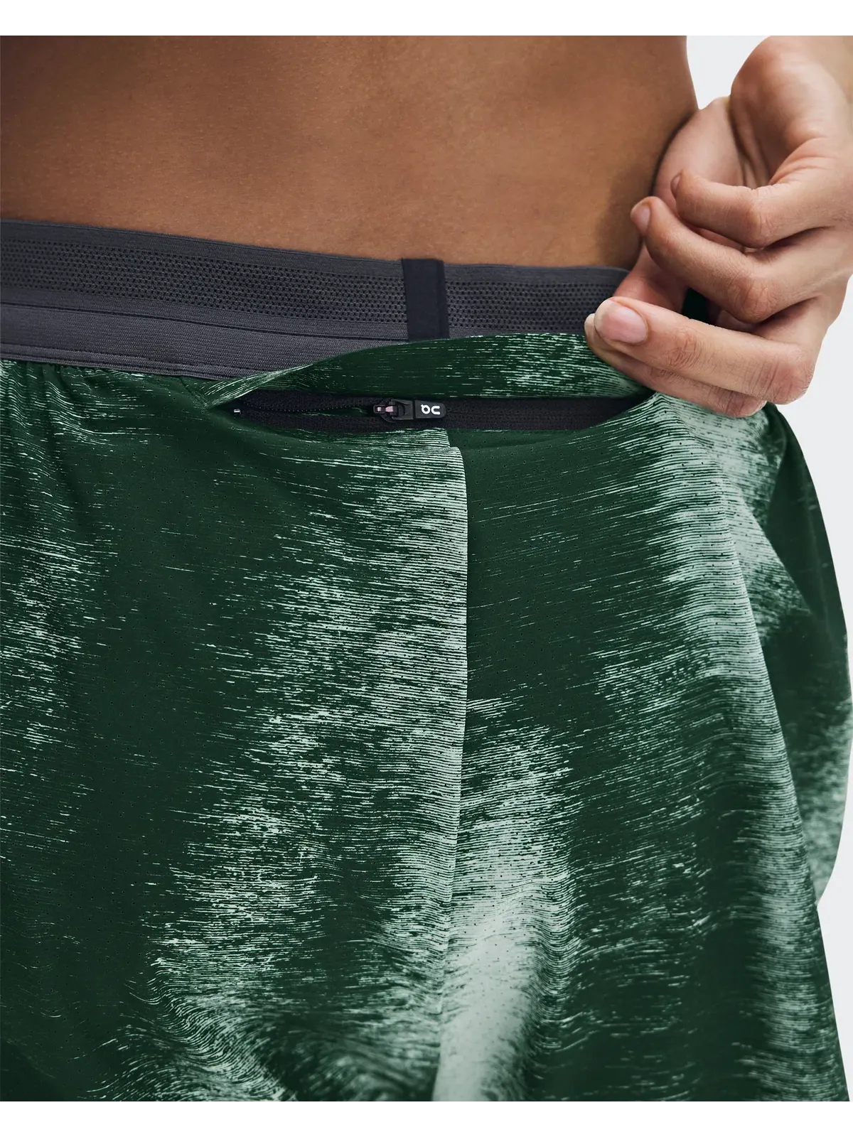 Женские беговые шорты с внутренними тайтсами и принтом Performance Shorts Terra On, Cove/Eclipse — 6