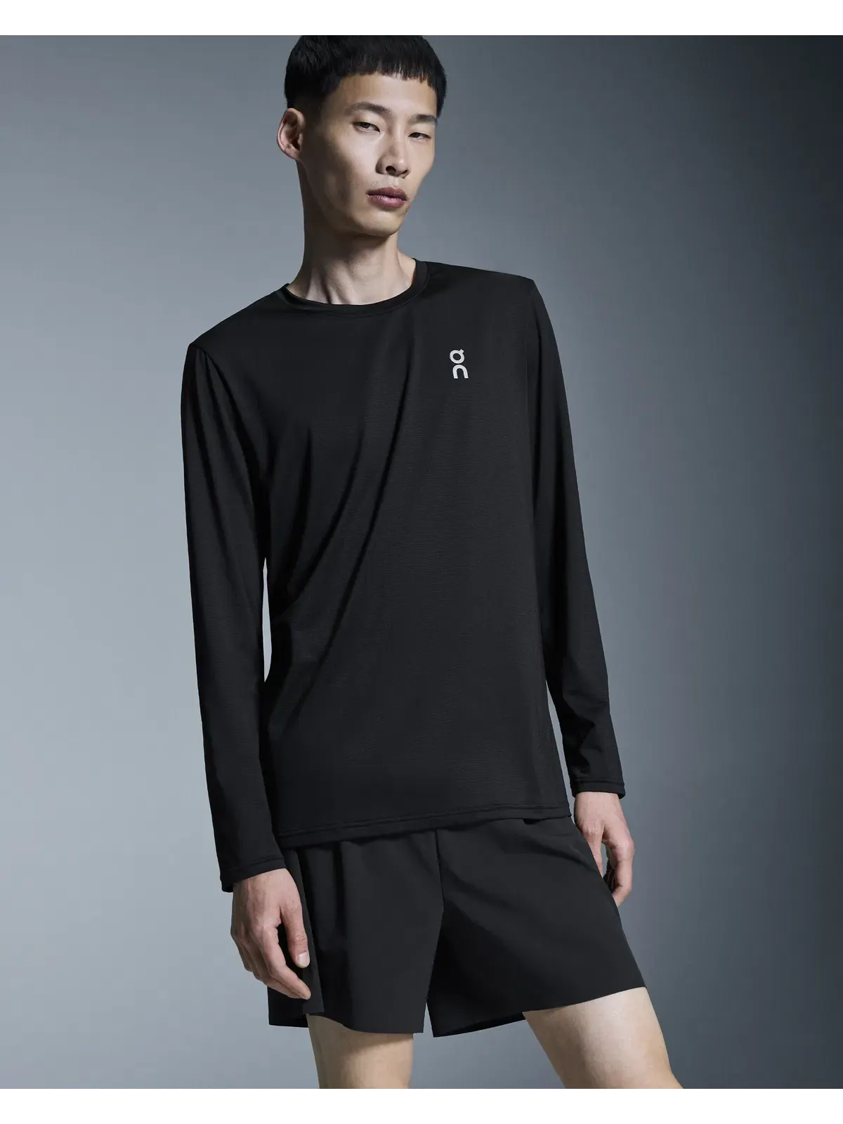 Мужские спортивные шорты для бега с эластичным поясом 5" Performance Shorts On Black — 4