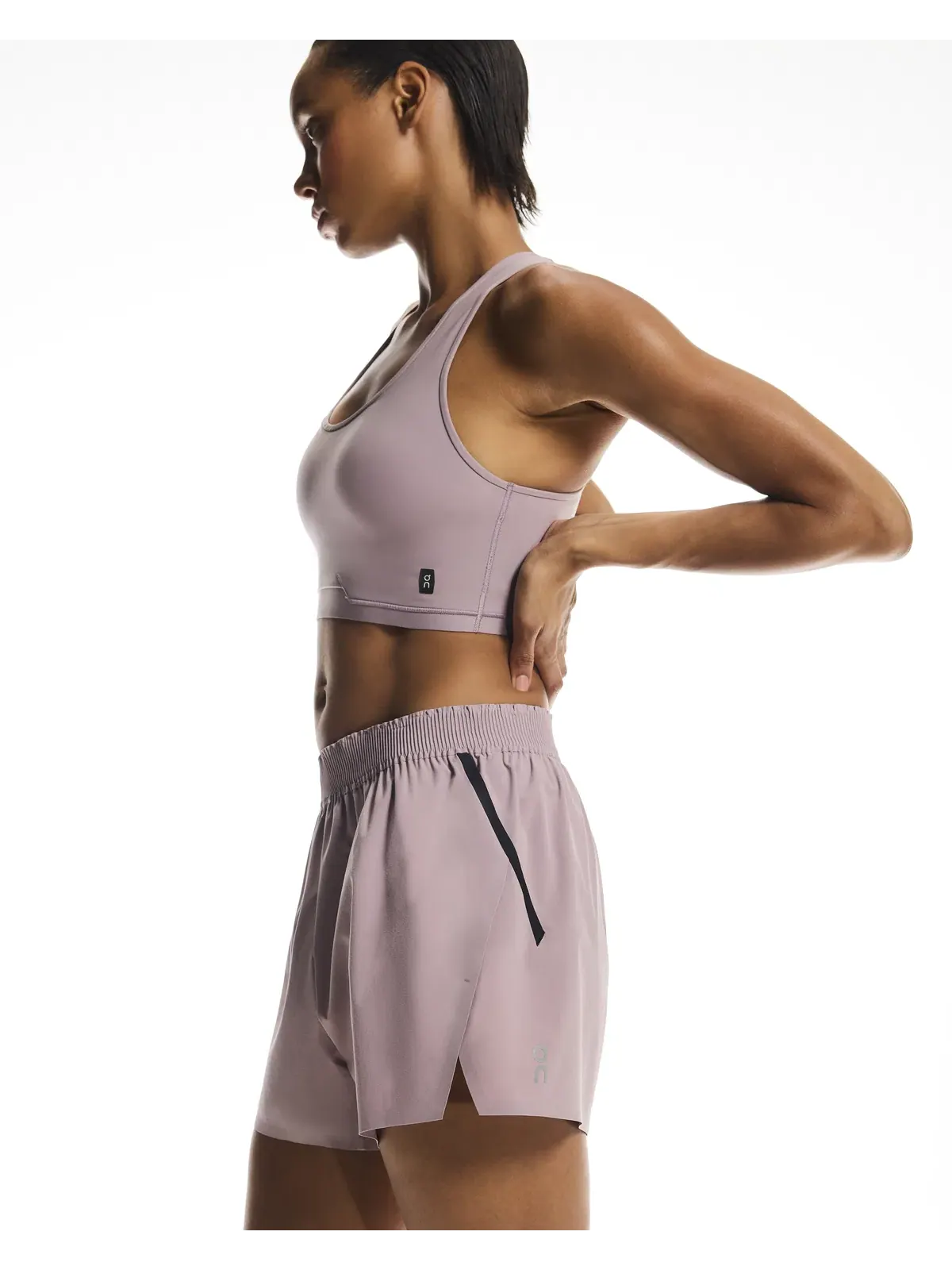 Женские спортивные шорты с эластичным поясом Train Shorts On, Heron — 5