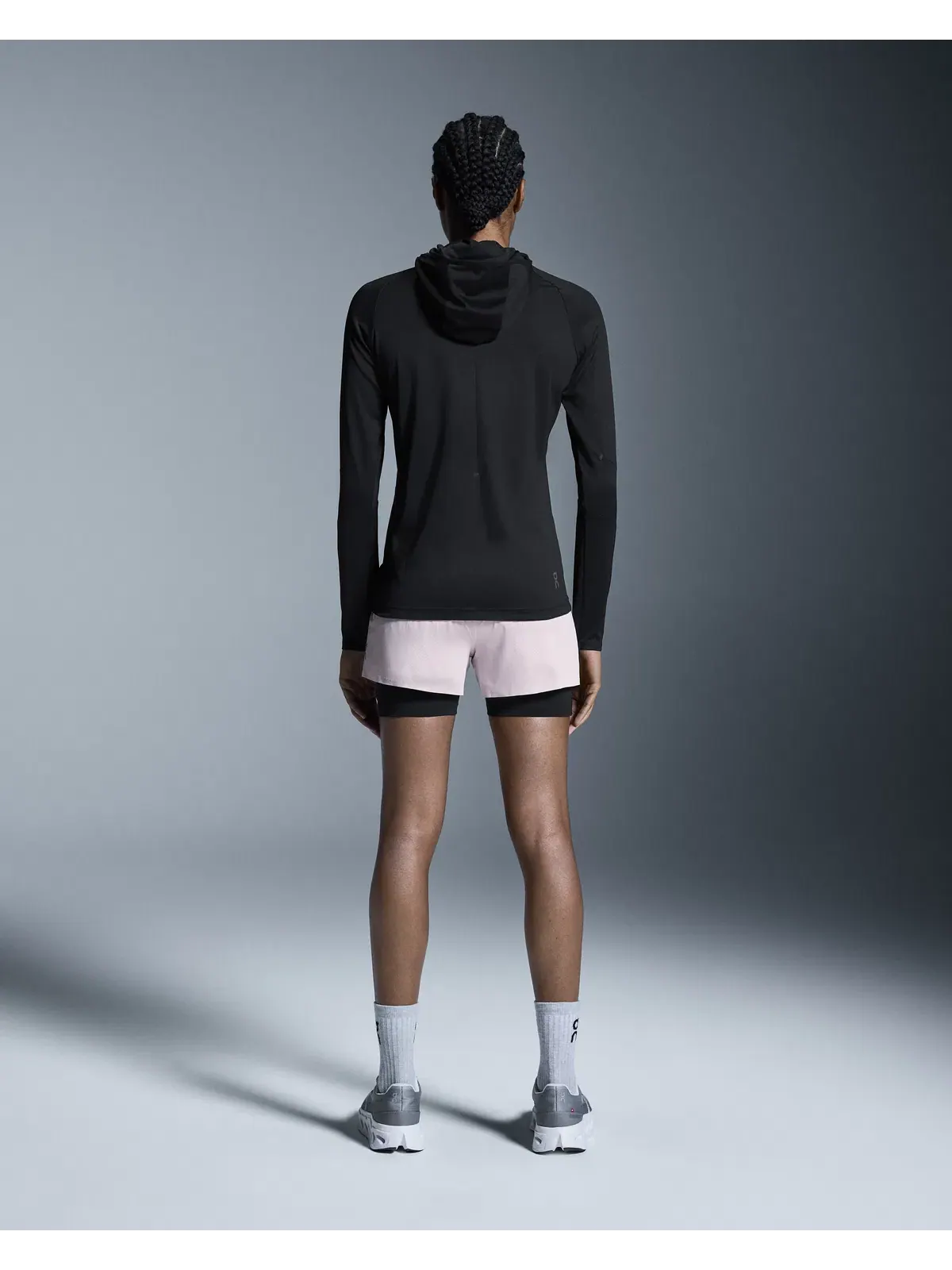 Женские беговые шорты с внутренними тайтсами Performance 2/1 On Mauve Black — 3