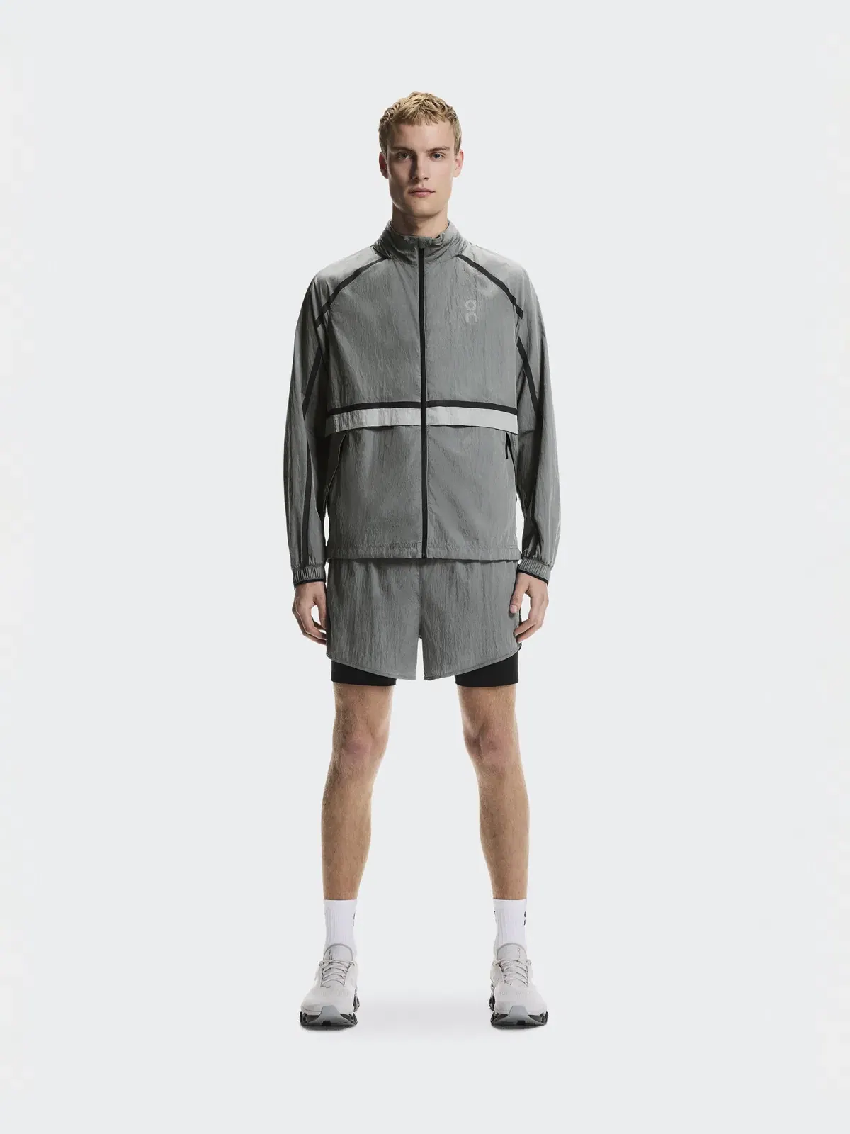 Мужские беговые шорты с ветрозащитным внешним слоем Performance Volt Shorts On — 2