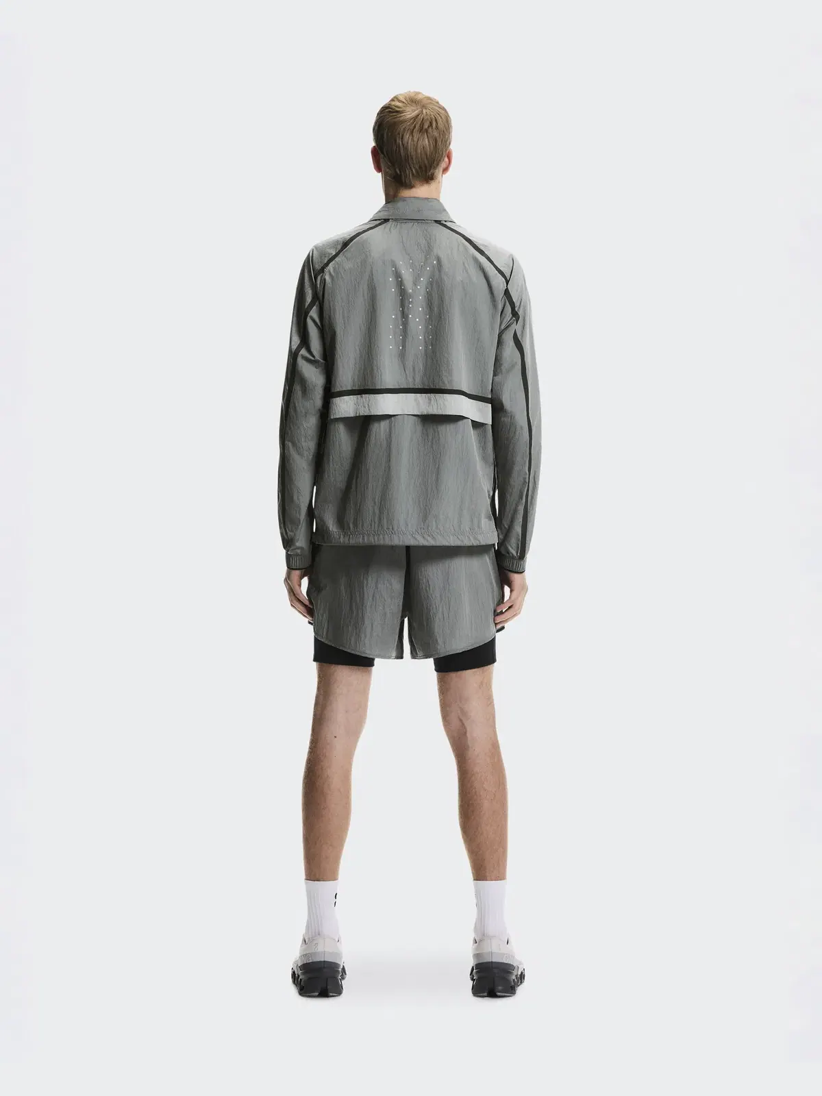 Мужские беговые шорты с ветрозащитным внешним слоем Performance Volt Shorts On — 3