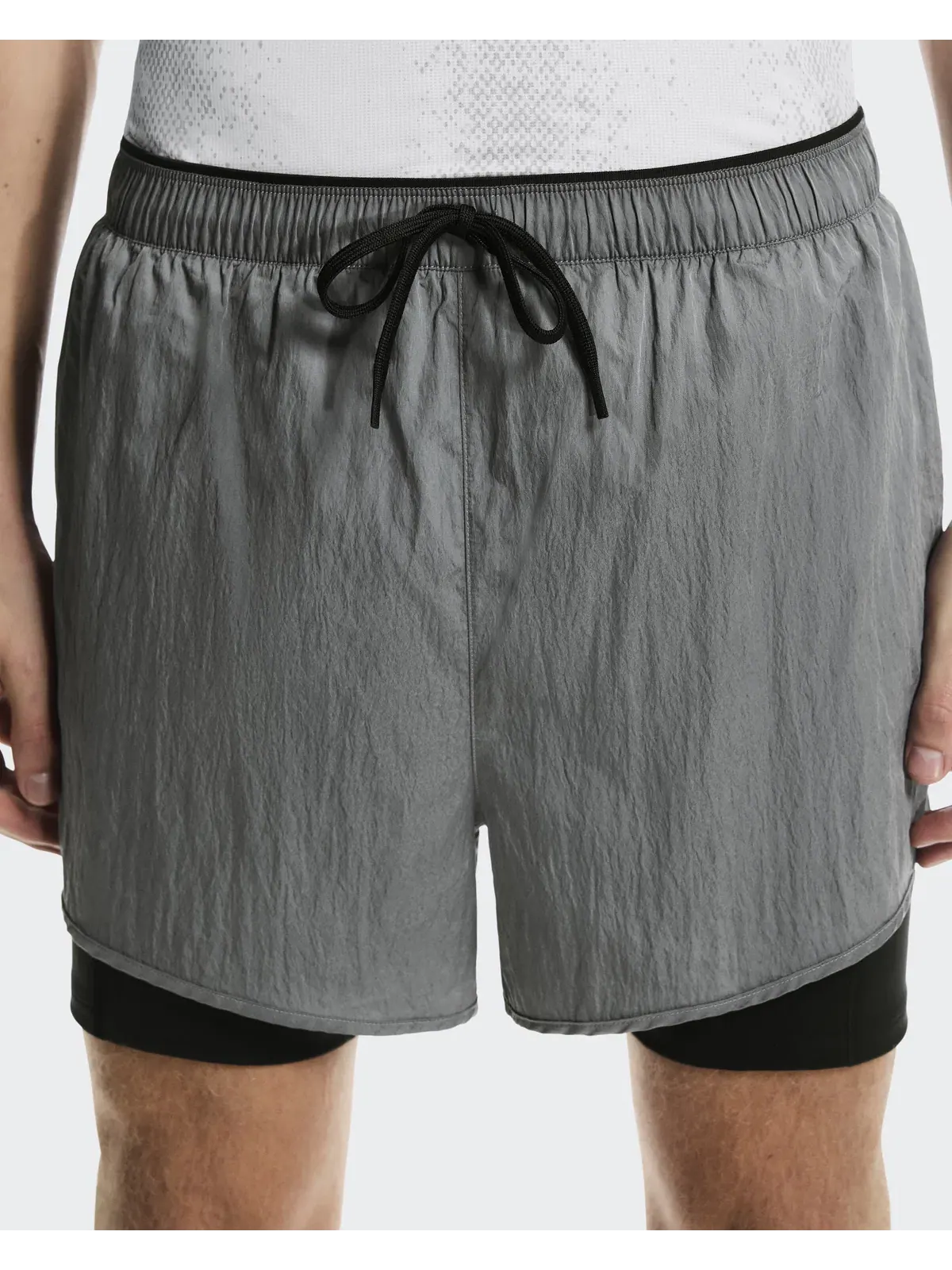 Мужские беговые шорты с ветрозащитным внешним слоем Performance Volt Shorts On — 5