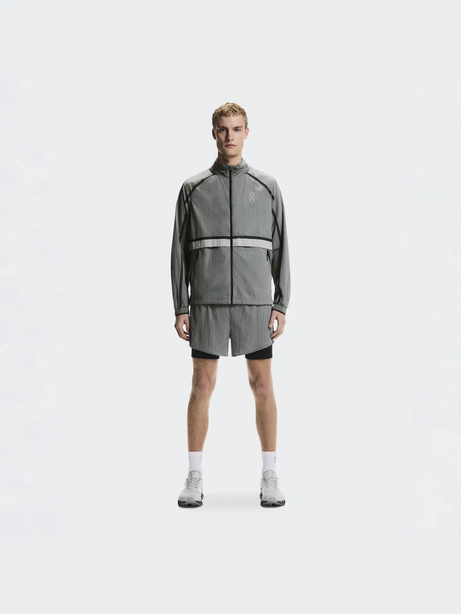 Мужские беговые шорты с ветрозащитным внешним слоем Performance Volt Shorts On — 8