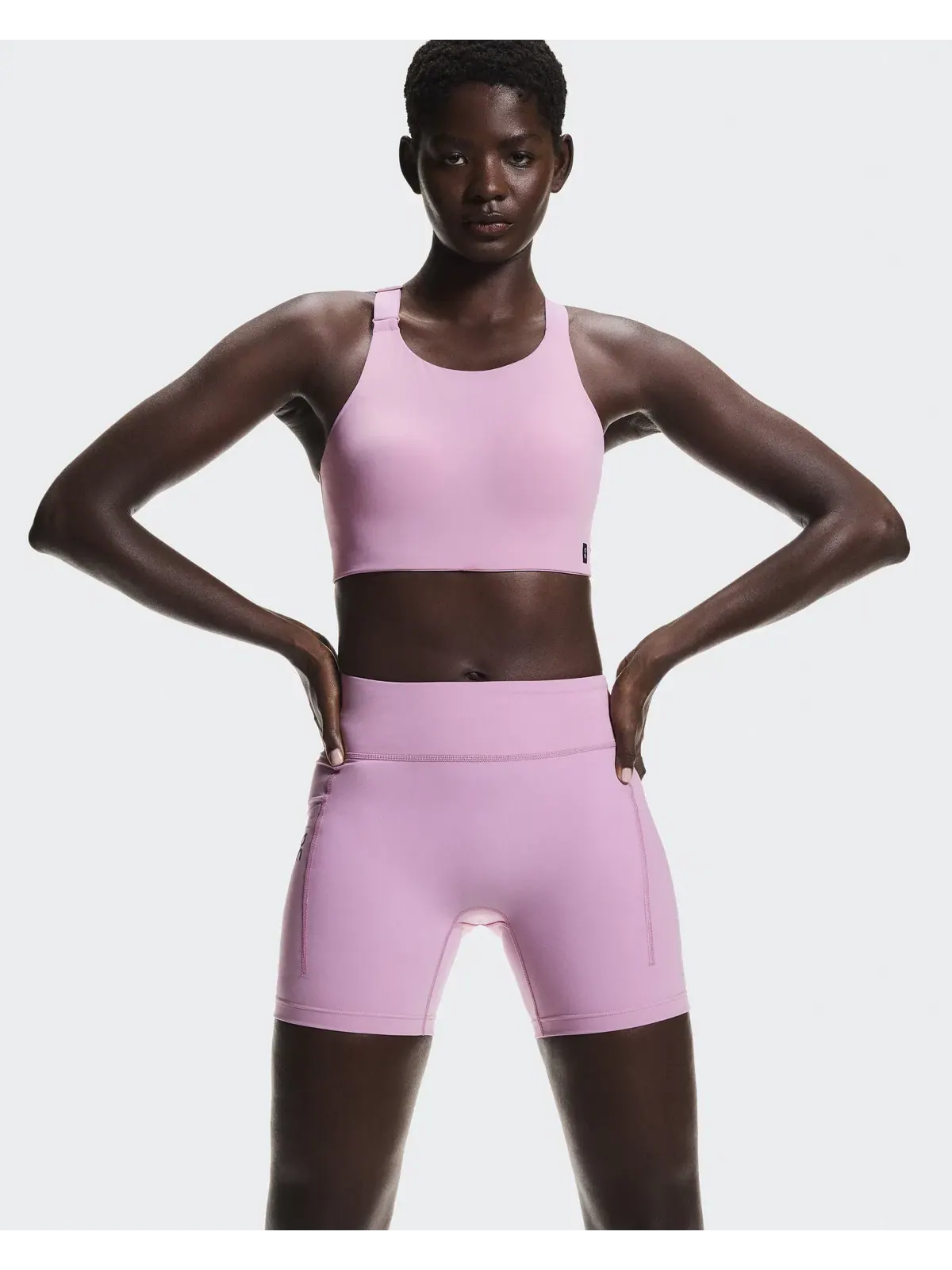 Женские беговые шорты-леггинсы с принтом Performance Tights Short On Sakura — 4