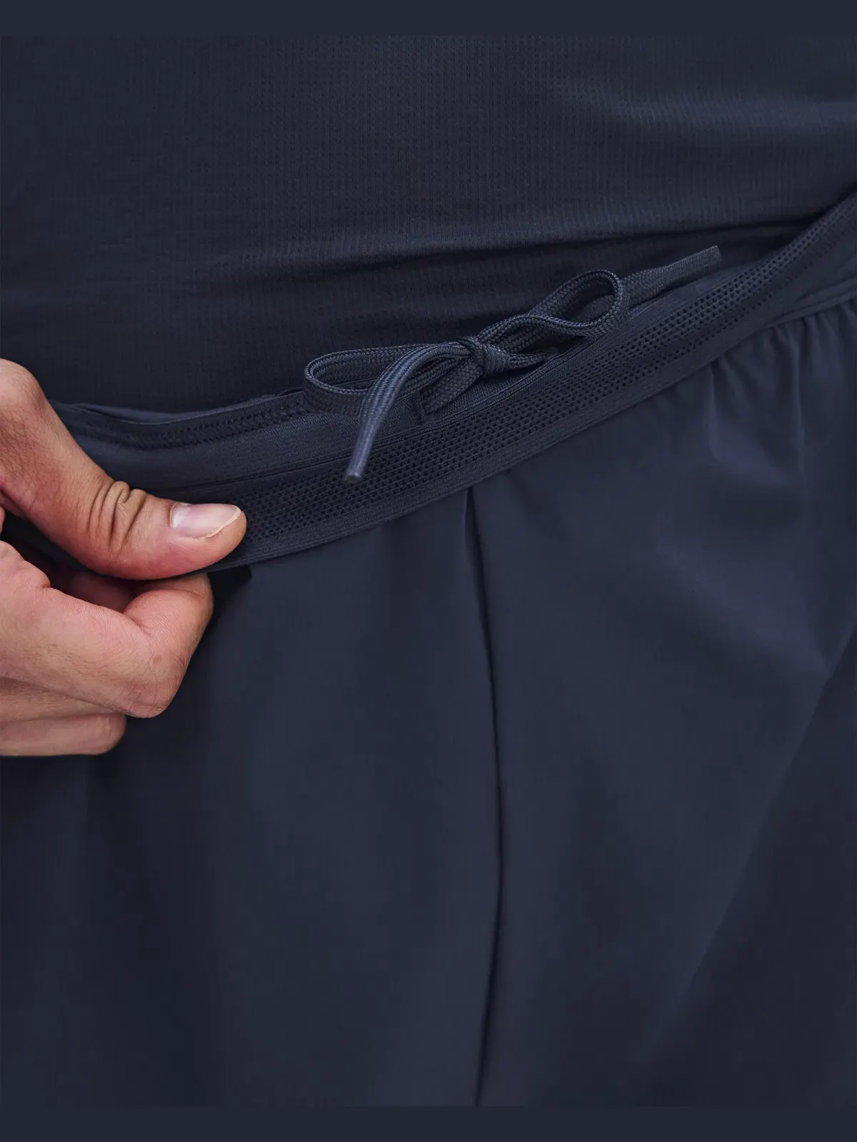 Мужские спортивные шорты для бега с эластичным поясом 5" Performance Shorts On Midnight — 8