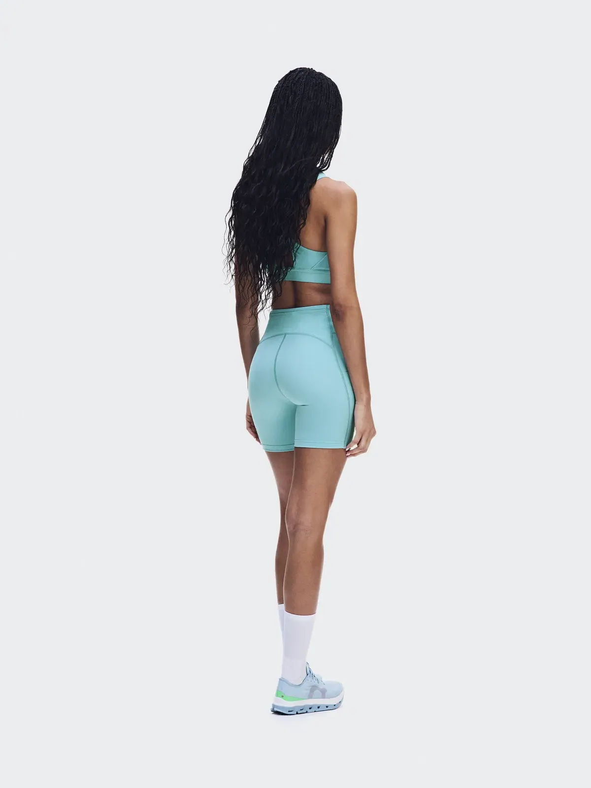 Женские беговые шорты-леггинсы с карманами Performance Tights Short On — 4