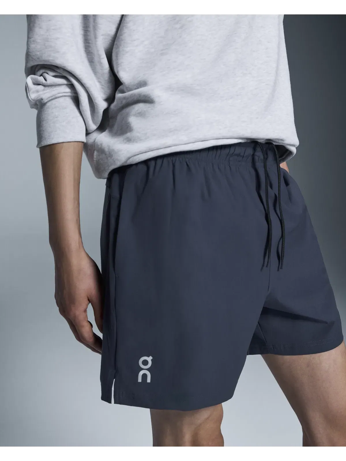 Мужские беговые шорты с внутренними плавками On 5" Core Shorts Midnight — 5