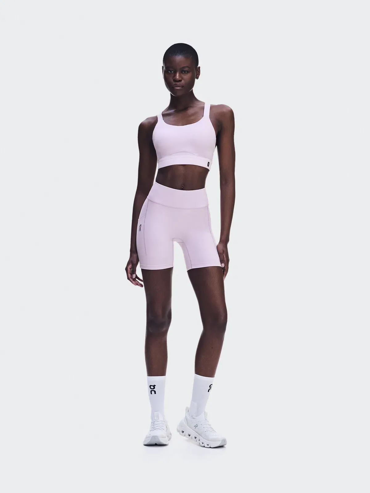 Женские беговые шорты-леггинсы с посадкой Close Performance Tights On, Foxglove — 2