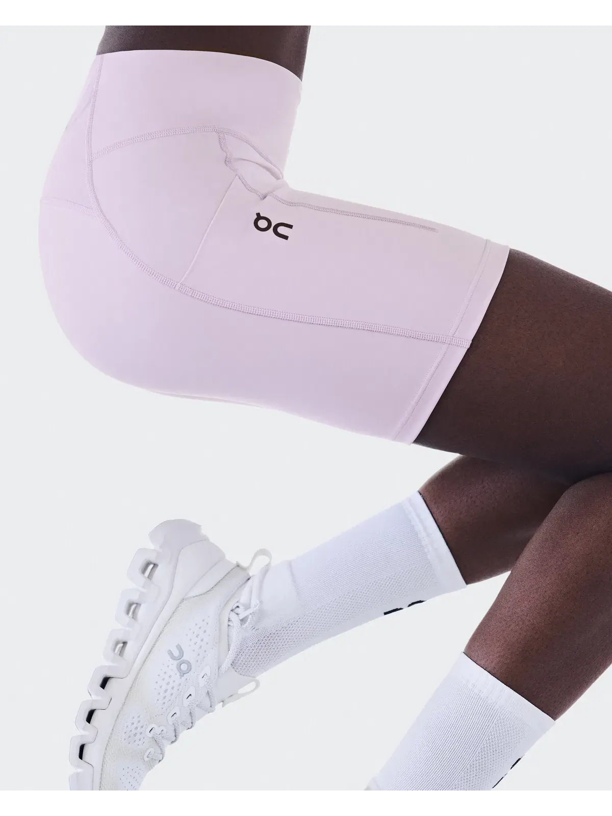 Женские беговые шорты-леггинсы с посадкой Close Performance Tights On, Foxglove — 3