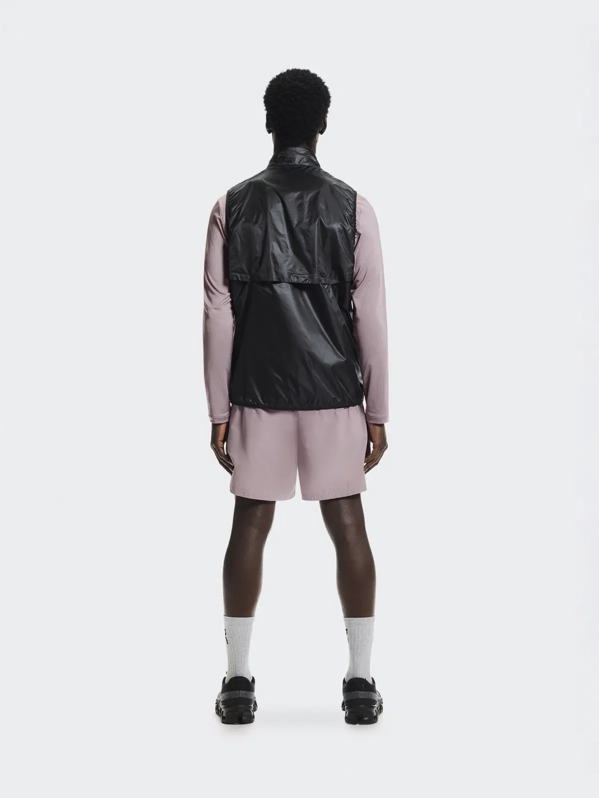 Мужские беговые шорты с внутренними плавками On 5" Core Shorts, Heron — 3