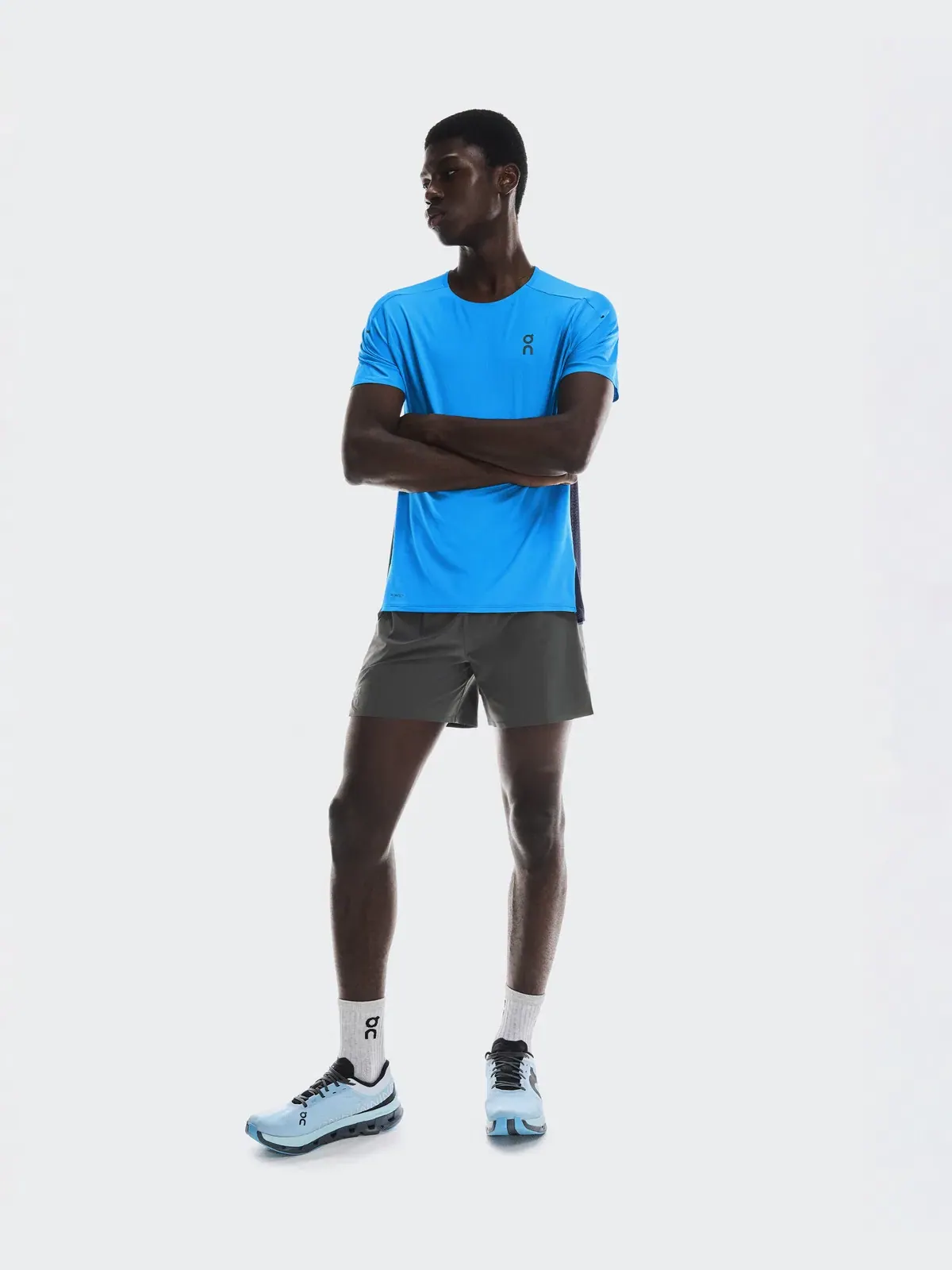 Мужские спортивные шорты для бега с эластичным поясом 5" Performance Shorts On Eclipse — 4