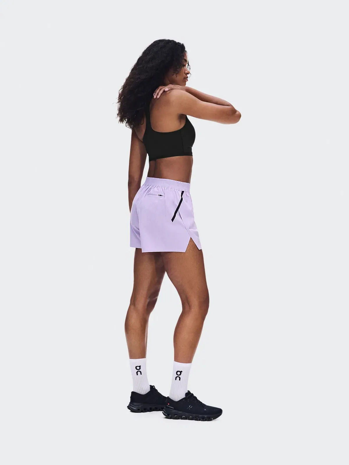 Женские спортивные шорты с эластичным поясом Train Shorts On, Bloom — 4