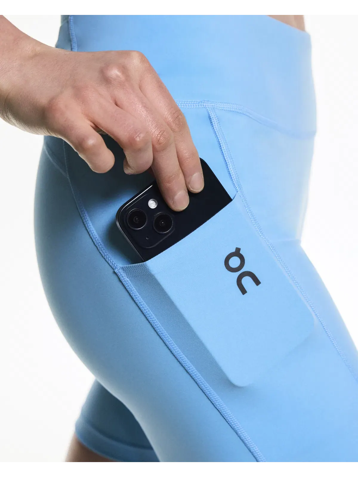Женские беговые шорты-леггинсы с приталенным кроем On Performance Tights Short, Gourami — 6