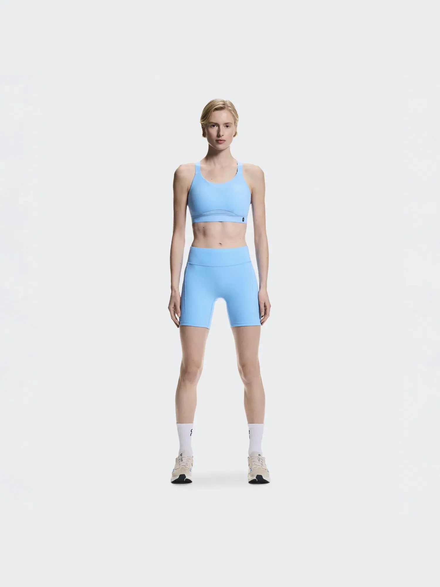 Женские беговые шорты-леггинсы с приталенным кроем On Performance Tights Short, Gourami — 7
