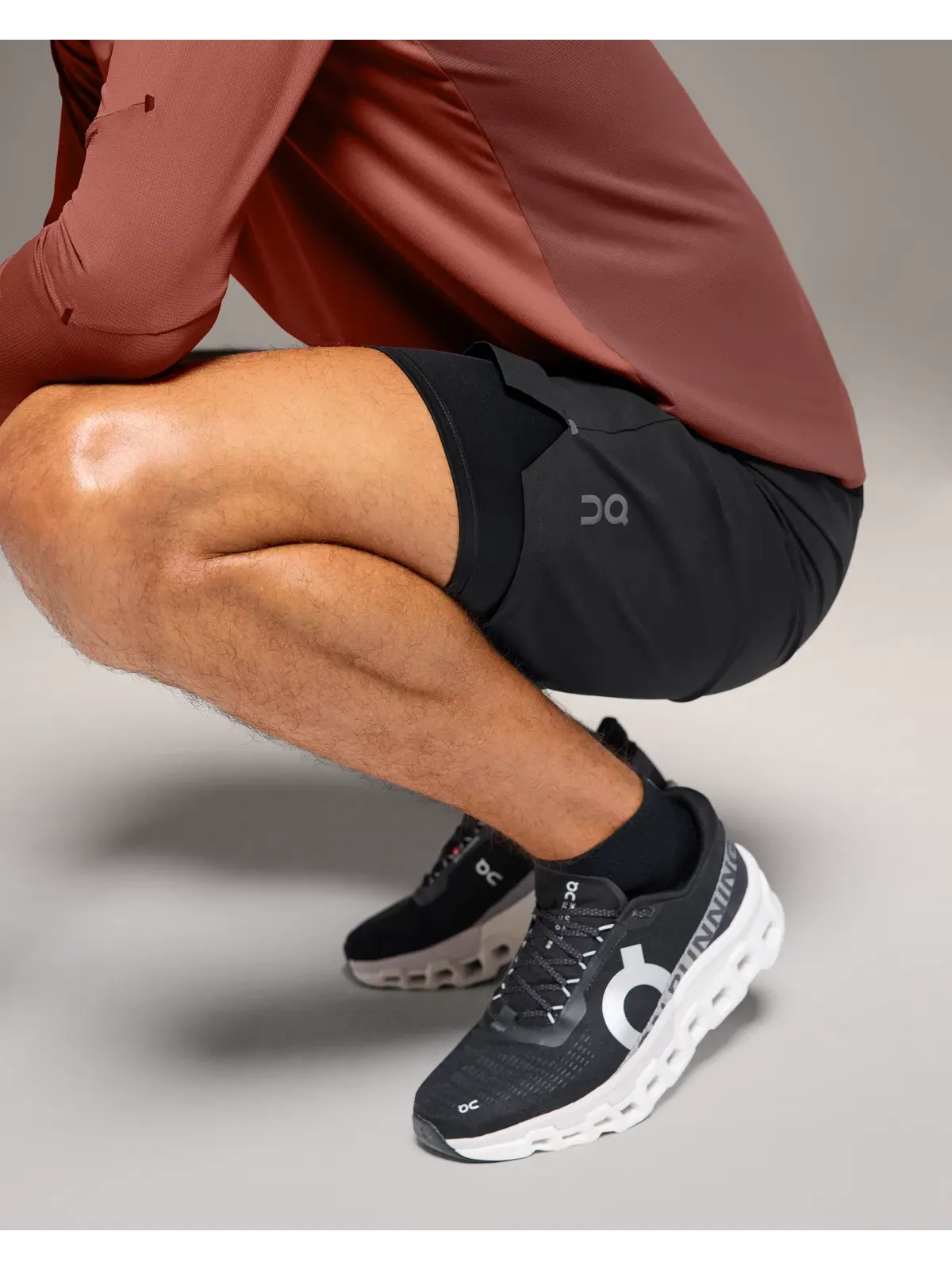 Мужские шорты для бега 2-в-1 с карманами Performance Hybrid Short On — 6